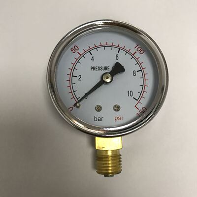 压力表 Y60 0-10bar 0-150psi 直径60mm 螺纹m14x1.5 径向 y-60