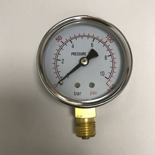 压力表 Y60 0-10bar 0-150psi 直径60mm 螺纹m14x1.5 径向 y-60