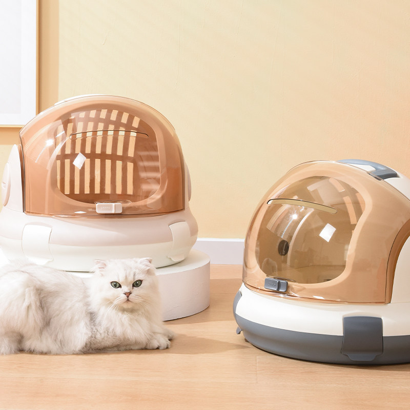 派可为航空箱猫咪太空舱猫包猫窝猫笼子宠物外出便携猫箱子托运箱