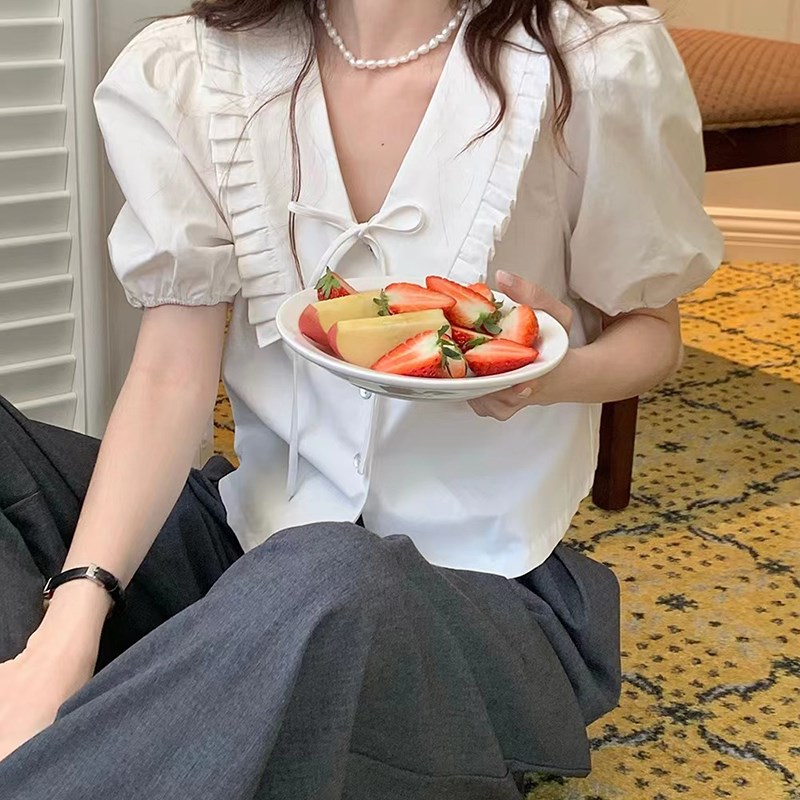 范雯雯 韩里韩气的休闲裤 灰色百搭西装阔腿裤宽松高腰显瘦长裤女