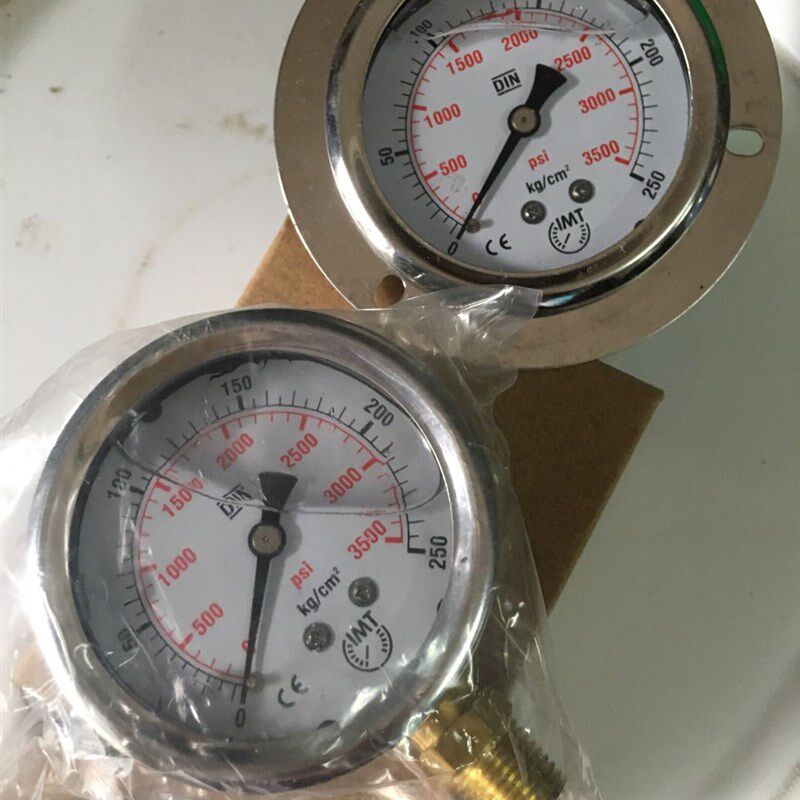 注塑机液压机台湾IMT/60背式充油压力表/油压表/耐震液压油表牙13