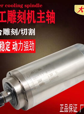雕刻GDZ125-4.5KW木工机雕刻机主轴电机高速主轴