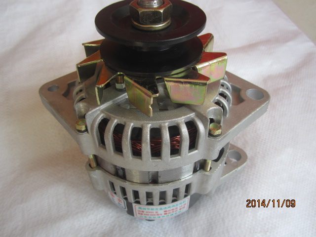 12V 全新纯铜农用车发电机 交直流两用铜线发电机12V 充电发电机