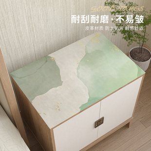 简约床头柜垫子防水防烫皮革保护垫子卧室桌面防滑桌垫防尘罩盖布