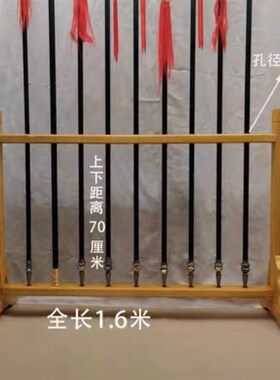 十八般兵器架实木长枪架单孔多孔立式落地式武术影视道具摆放黄色