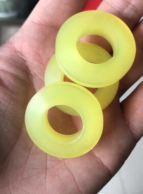 橡胶垫圈聚氨酯联轴器牛筋弹性垫圈缓冲柱销减震垫圈防震胶圈