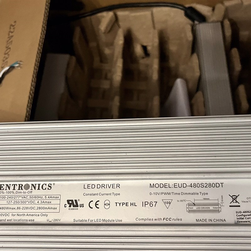 英飞特480W防水开关电源DC86-228V 2800mA EUD-480S280DT