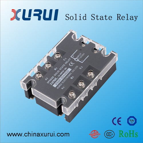 旭瑞三相交流固态继电器XSSR-3DA4840  480VAC/40A