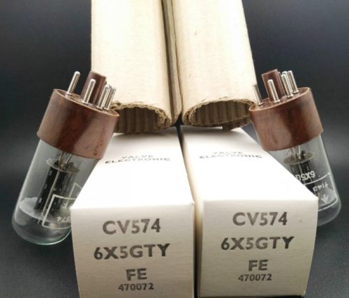 全新原盒英国宝马替大盾GEC 6X5/CV574/EZ35/6Z5P电子管苏联6U5C