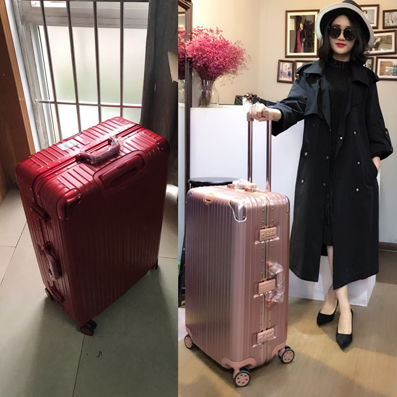 韩版铝框行李箱30寸超大磨砂拉杆箱万向轮28男26硬旅行箱24女32寸