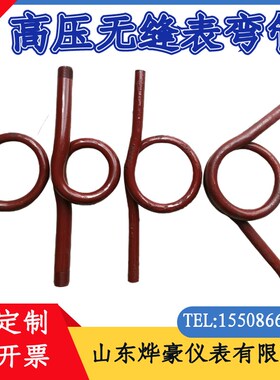 高压无缝压力表弯管蒸汽压力表缓冲弯管沉水弯管红表弯管存水弯管