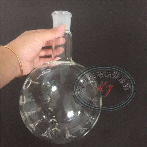 摇瓶旋转瓶旋转蒸发器扎刺摇匀瓶蒸馏瓶2000ml标准磨口29#可定做