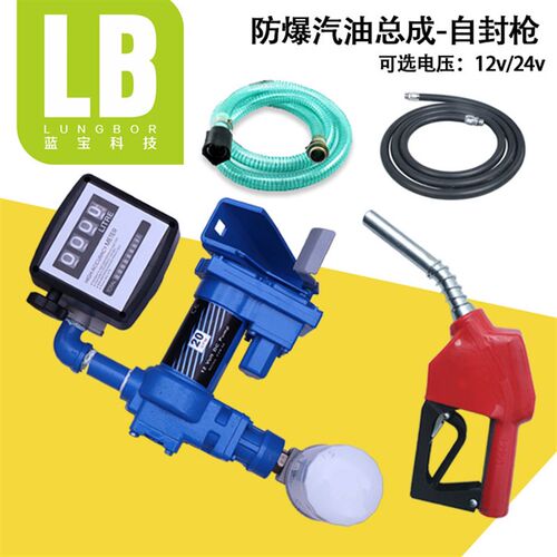 12V24V直流防爆加油泵 汽油柴油泵车载电瓶加油泵/自吸油泵