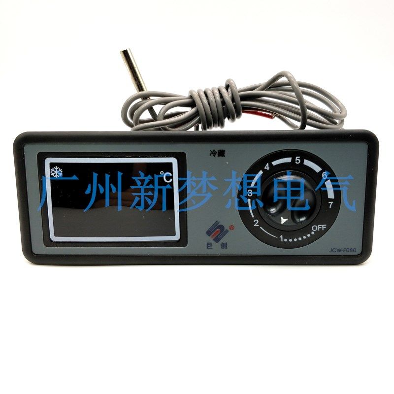 巨创JCW-F080星星四门冰柜温控器六门冷柜温度显示器温控仪测温表