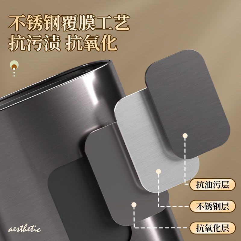 诺炬雅垃圾桶厨房家用卫生桶大号大容量卫生间厕所高颜值无盖加固