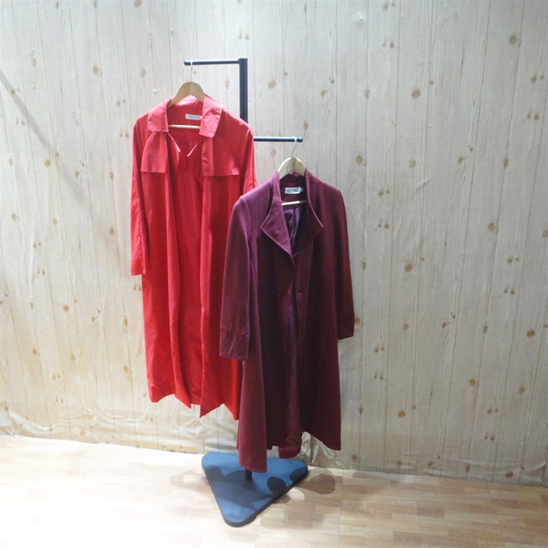 服装店单件挂衣架落地正挂点挂衣架女装店单点展示架金色银色货架