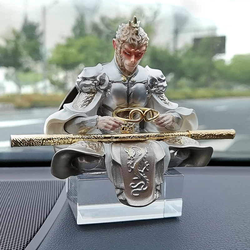 斗战胜佛创意车载车饰立体浮雕孙悟空摆件齐天大圣车内个性装饰品
