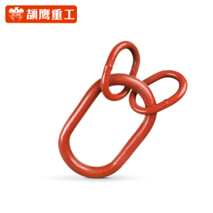 颉鹰 子母环吊环合金钢起重圆环链条连接环模锻吊索具吊扣强力环