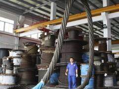 钢丝绳吊具/双扣两头圈吊索具起重工具/插编钢丝绳纯手工32.5毫米
