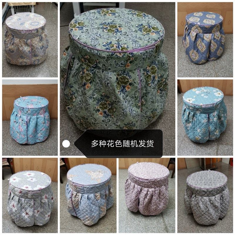 圆形加厚烤火桌布电取暖桌套小清新圆桌布罩布套酒店大圆茶几桌套