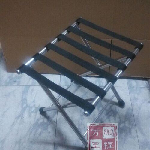 加厚镜钢酒店不锈钢行李架 宾馆行李架 客房放衣架 可折叠行李架