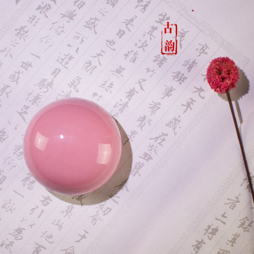 景德镇陶瓷印泥盒小号粉色绿色篆刻高顶瓷缸工具文房四宝印泥瓷盒
