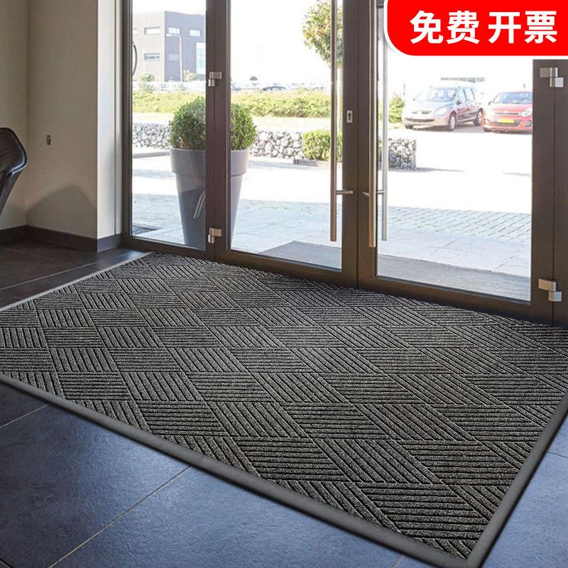 酒店地垫入户门垫公司大门口迎宾地毯商I用办公室进门门口脚垫定