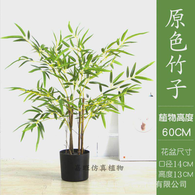 人造假仿真迷你竹子绿植t物中式隔断庭院盆景室内落地盆栽装饰摆