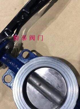 D41W-1P法兰式手柄蜗轮通风蝶阀不锈钢对夹式通风蝶阀手电气动阀