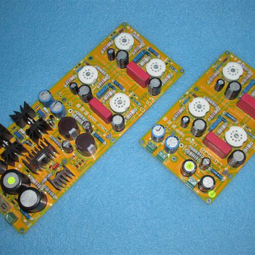 12AU7 SRPP + 12AU7 并联阴极输出胆前级成品板 有二款板LG53