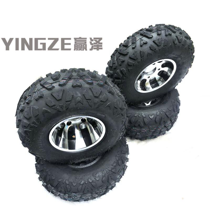 改装四轮卡丁车 ATV沙滩车23X7-10 22X10-10寸A字花纹轮胎铝轮毂