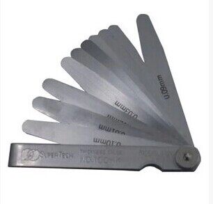 日本SUPERTECH 间隙片 间隙规 厚薄规 塞尺 100MY 0.03-1mm 19片