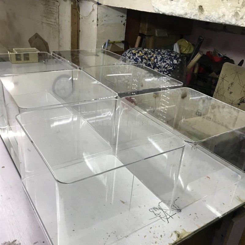 高透明亚克力方形圆角展示罩有机玻璃塑I料机械设备圆弧防护防尘