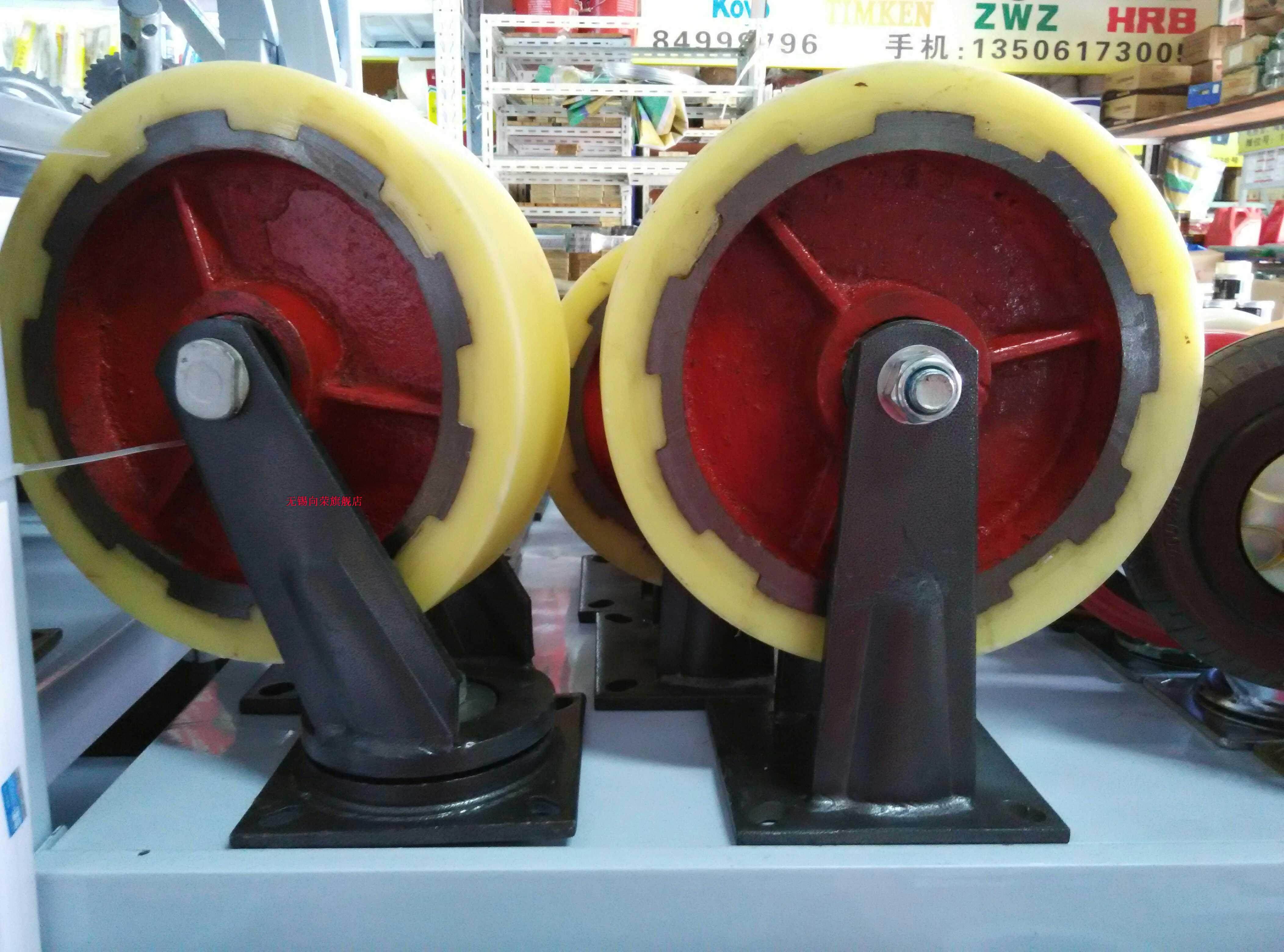 超重型尼龙轮6寸8寸10p寸12寸14寸16寸万向轮脚轮轮子载重3-4-5吨