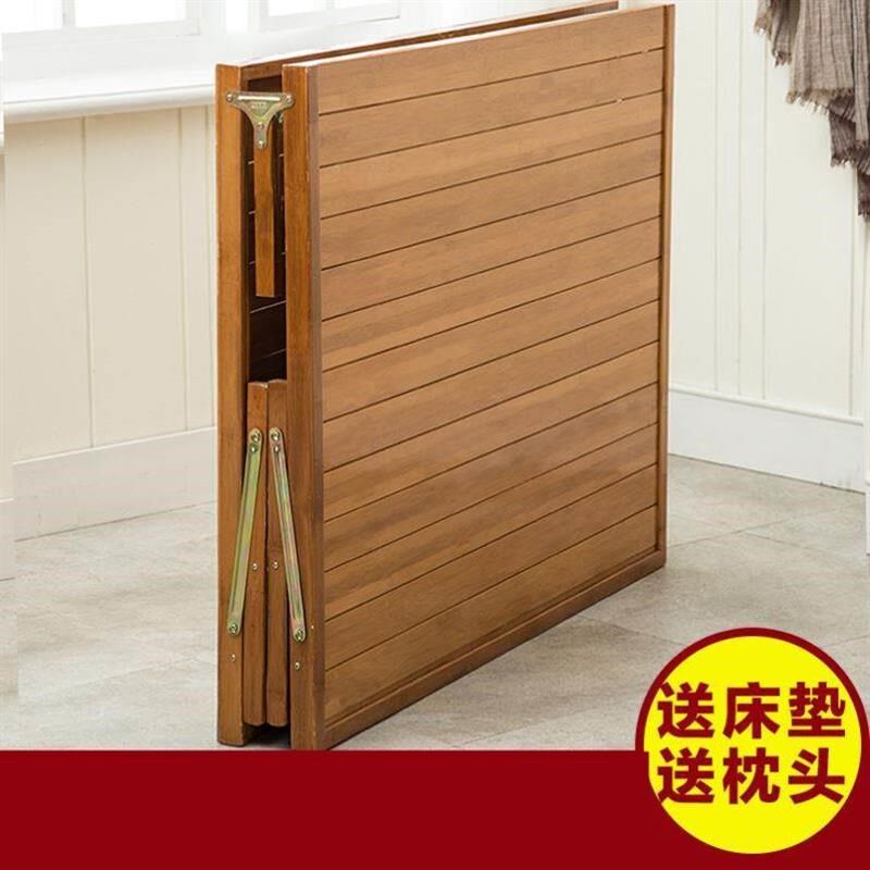 方便收纳的床乘凉床可折叠乘凉床1米2宽的折叠床竹床Z榻榻米小床