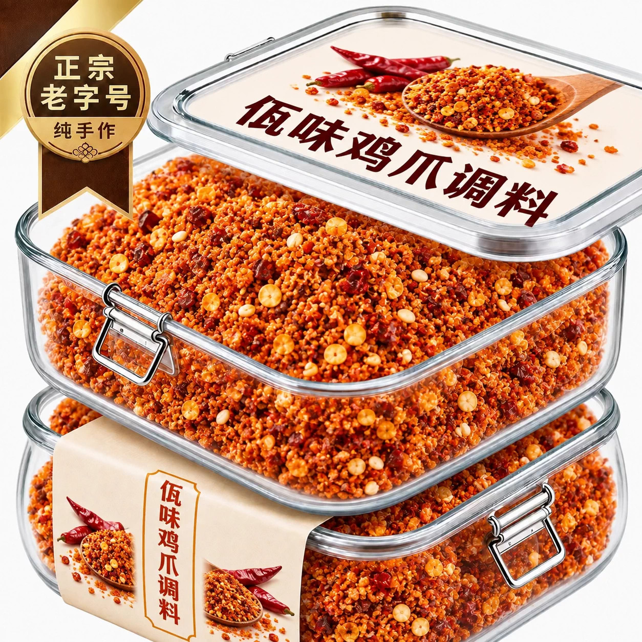 佤味鸡爪调料云南特产辣椒面苤菜根正宗佤味牛皮凤爪瓦味香辣蘸料