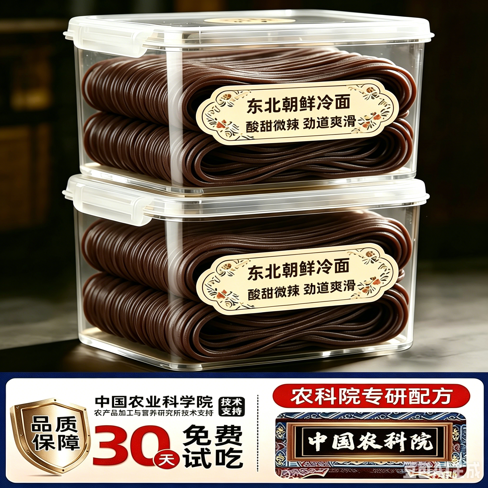 央妈推荐！正宗东北朝鲜冷面正宗荞麦冷面延边朝鲜族韩式特产速食