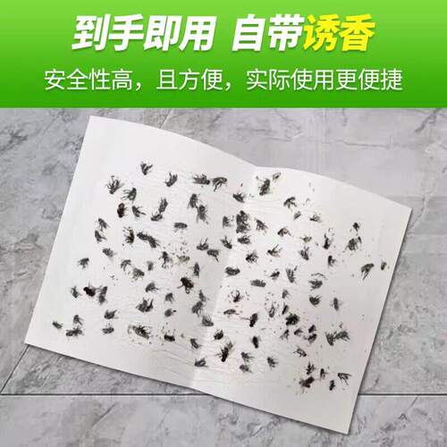 捕蝇片家用灭蚊蝇贴纸自带诱香到手即用安全方便驱虫神器
