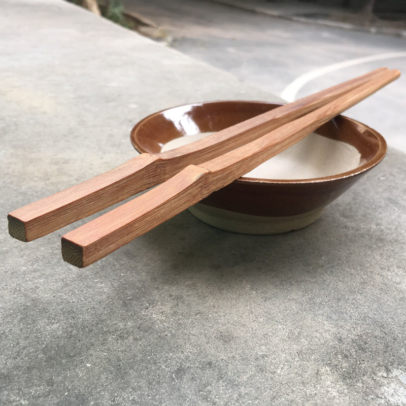 餐饮中餐老火锅碳化竹节筷子串串香加长筷28cm30/32厘米碳化包邮