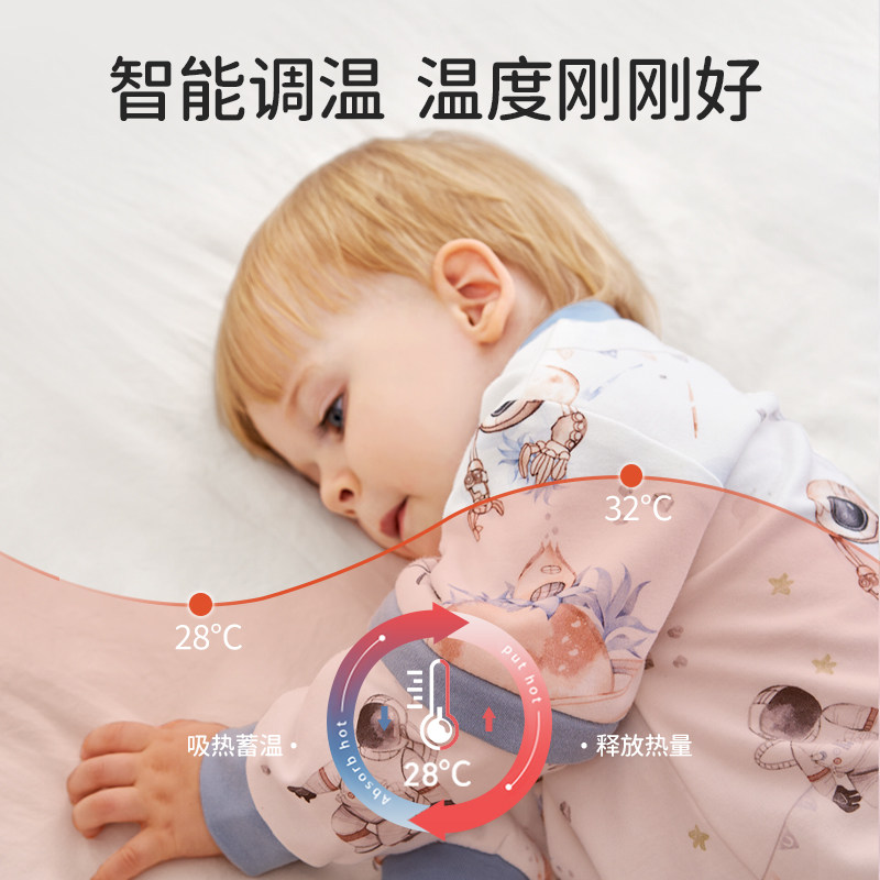 欧孕听梦婴儿睡袋四季通用宝宝恒温分腿睡袋儿童防踢被子春秋冬款