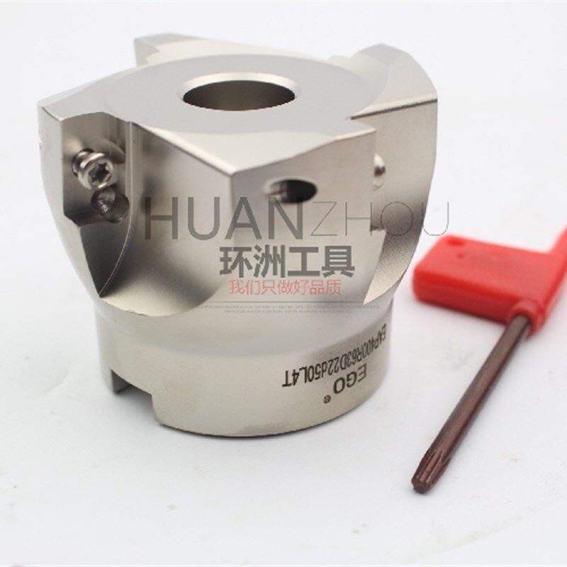 台湾进口EGO400R铣刀盘 R0.8平底直角数控铣刀盘 50/63/80/100mm