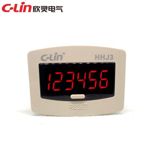 欣灵牌6位累计累加计数器HHJ3 AC220V AC/DC24V 无电压型/电压型