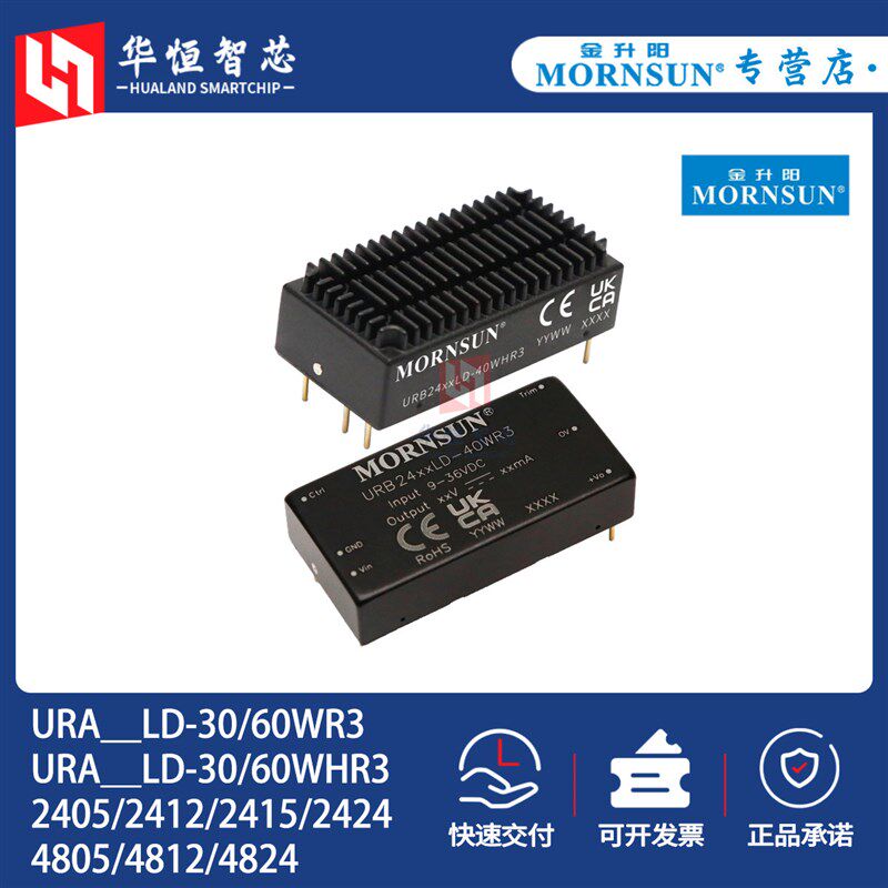URA2405/2412/2424LD-30/60WR3金升阳4805/4812/4824电源模块WHR3