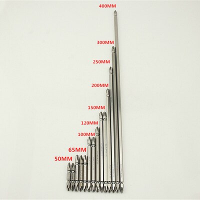 DSL材质加长双头十字批头 400MM300MM250MM200MM150MM100MM65MM