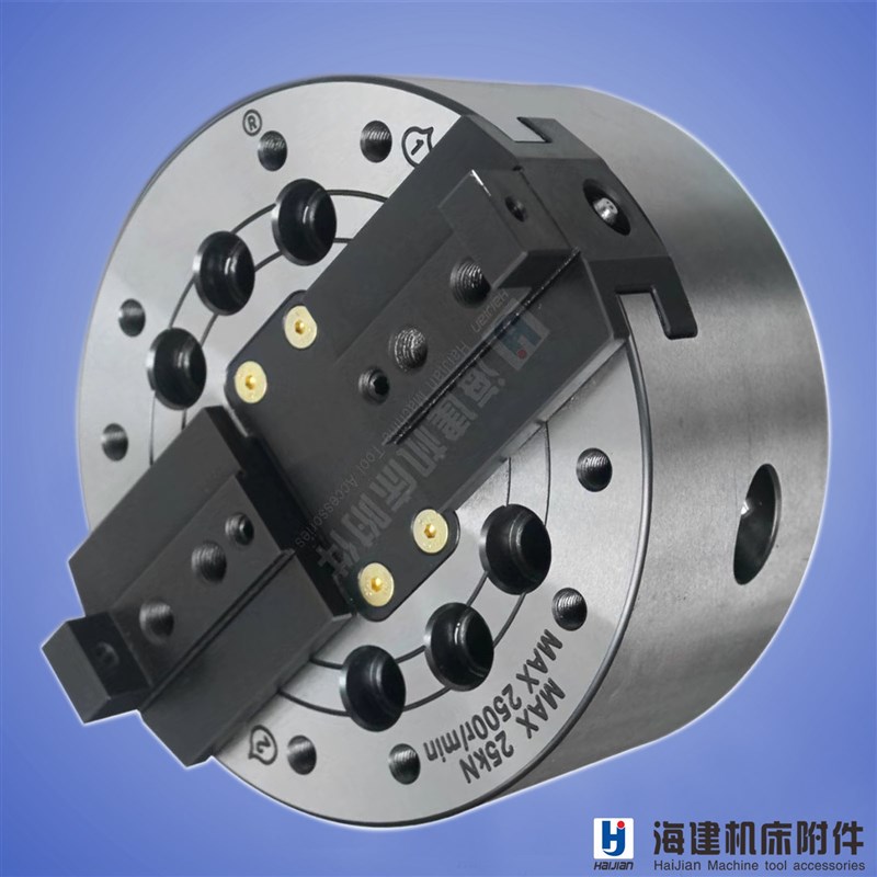 车床二爪对心夹钳/自定心大行程两爪/宽爪/平爪液压卡盘/异形工件
