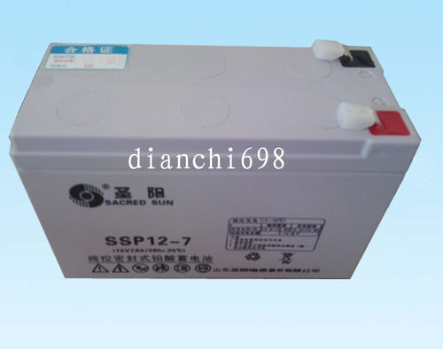 圣阳电池 SSP12-7 电瓶12V7AH电池 UPS电池 备用蓄电池