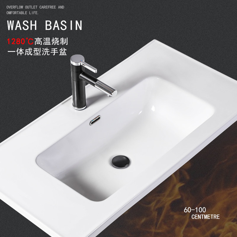 超深大单盆陶瓷洗k手盆平底一体嵌入式污水分离加深搓板洗衣盆单