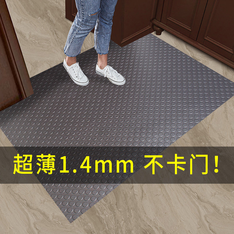 pvc地垫可擦塑料防滑橡胶进x门口浴室卫生间防水皮革超薄垫子定制