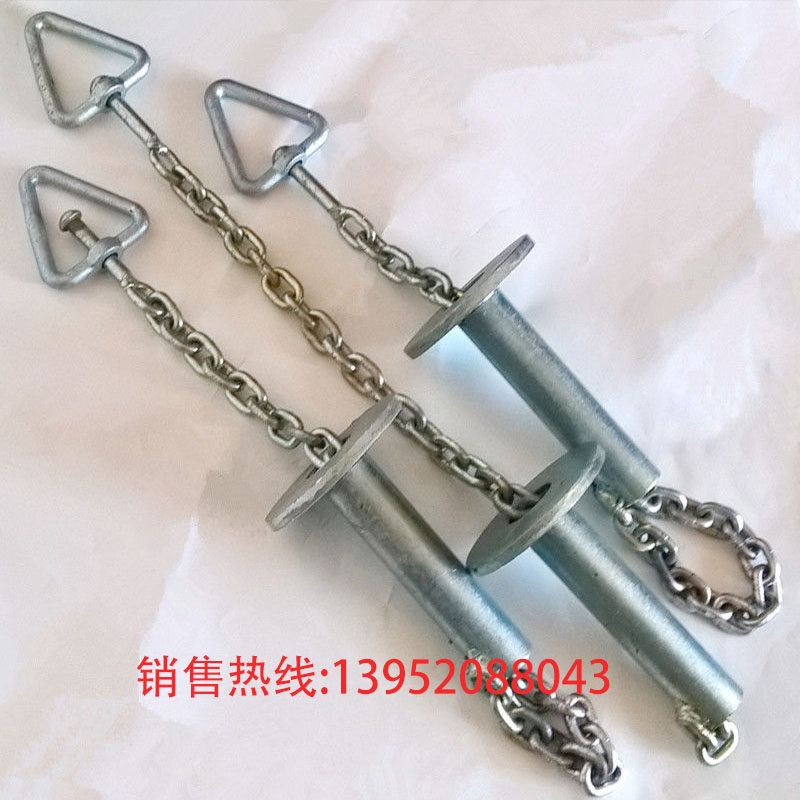 杀猪屠宰用扣脚链设备扣猪链扣脚器吊猪链铁环链T铁链子加工铁链