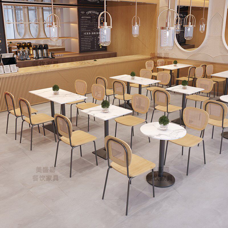 汉堡店茶餐厅面馆店冷饮店饭店小吃店烧烤店快餐店餐饮店桌椅组合